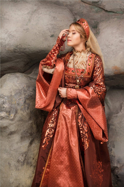 MADE TO ORDER Mary Boleyn An extravagant 16th century costume from paintings of Anne Boleyn's sister Women's Historical Costume