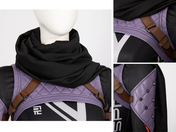 Cosplay Costume Halloween Battle Outfit Wraith Apex Legends Season 8
