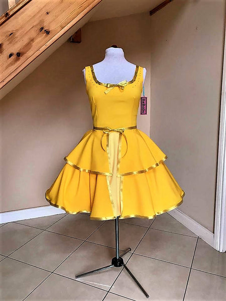 Yellow princess Belle dress Cosplay costume inspired Dress