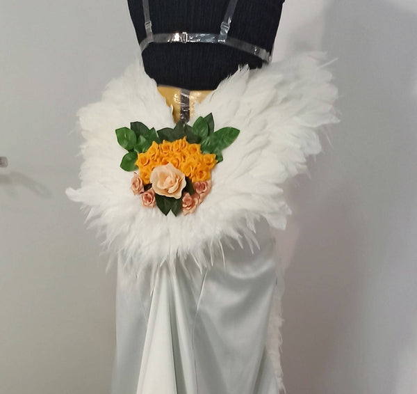 Final Fantasy cosplay costume Adult Yuna wedding dress
