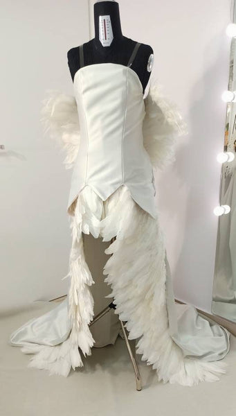 Final Fantasy cosplay costume Adult Yuna wedding dress