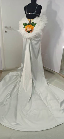 Final Fantasy cosplay costume Adult Yuna wedding dress