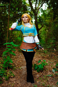 LoZ BOTW clothing Female Character Convent Cosplay Costume Halloween costume Zelda from Breathe of the Wild game Zelda cosplay