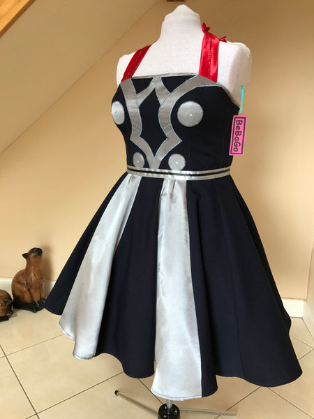 Armor Lady Dress Cosplay costume,