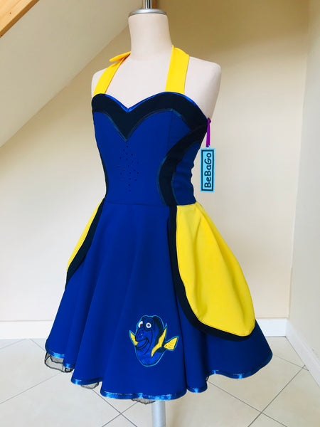 Blue Fish Dress Blue Fish Cosplay Costume