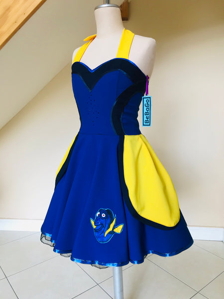 Blue Fish Dress Blue Fish Cosplay Costume