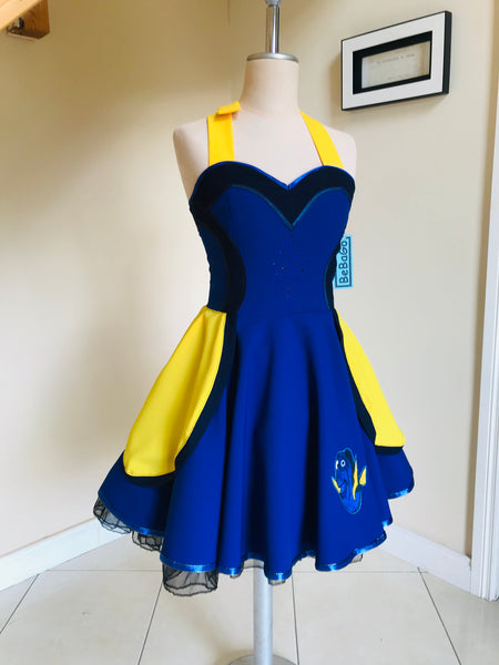Blue Fish Dress Blue Fish Cosplay Costume
