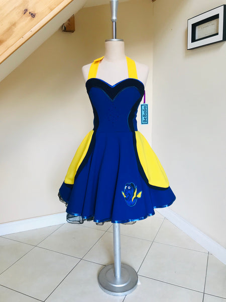 Blue Fish Dress Blue Fish Cosplay Costume