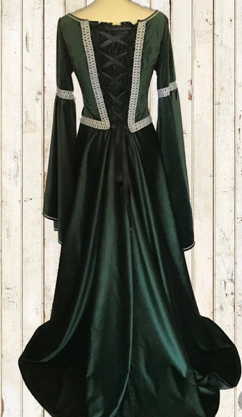 Princess cosplay vesper star grv costume larp historical dress castle dress fantasy dress forest elf sylvan elf