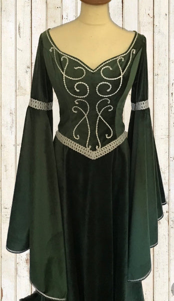 Princess cosplay vesper star grv costume larp historical dress castle dress fantasy dress forest elf sylvan elf