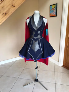 Armour Thunder Thor Dress Female armour dress Cosplay costume