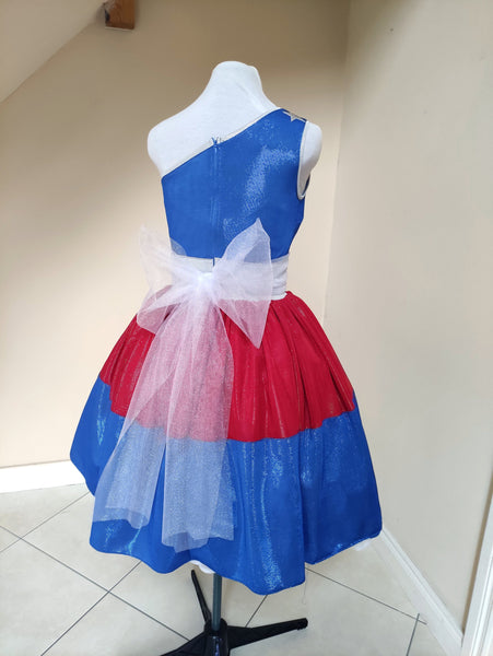 Patriotic dress 4th of July costume,Pageant Cosplay Costume