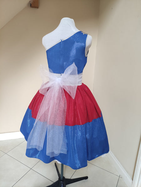 Patriotic dress 4th of July costume,Pageant Cosplay Costume