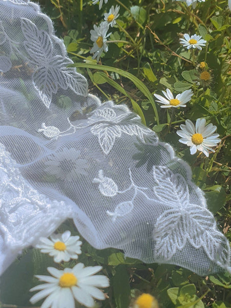 Cottagecore apron with embroideries 100% cotton Cinderella