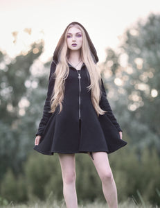 Witchy style gothic grunge satan dark Goth Pentagram hoodie