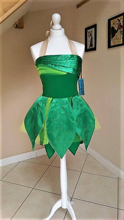 Green fairy Tinkerbell dress cosplay costume Green Fairy Adult Hallowe Cosplayrr Green fairy Tinkerbell dress cosplay costume Green Fairy Adult Hallowe Cosplayrr
