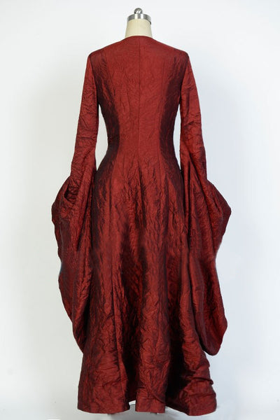 Red Cloak Cosplay Sorceress Medieval Dress Melisandre Costume