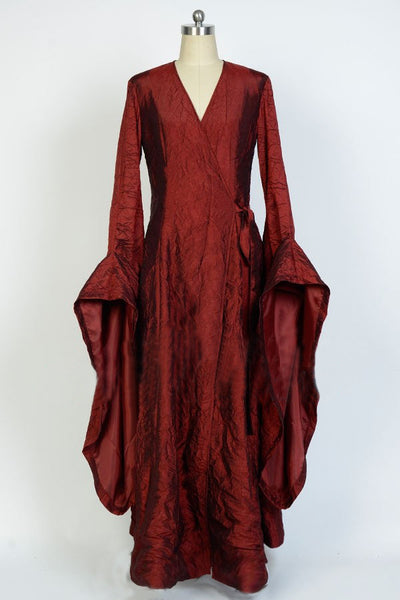 Red Cloak Cosplay Sorceress Medieval Dress Melisandre Costume