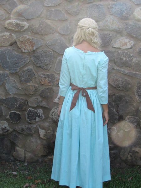 Gown Work Dress Apron for Girls Teens Adults 2 Pc Cinderella 2015 Princess Costume
