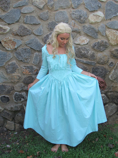 Gown Work Dress Apron for Girls Teens Adults 2 Pc Cinderella 2015 Princess Costume