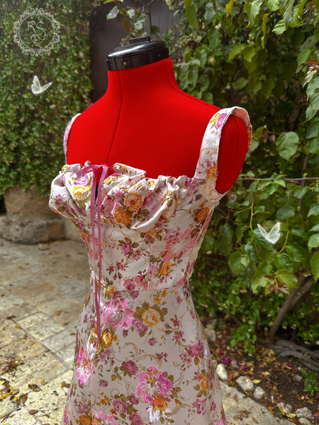 Romantic Dress Picnic Dress Elegant Princess Fairytopia Tailor Made Dress Gift For Girlfriend COTTAGECORE DRESS FLORAL Fairy Dress