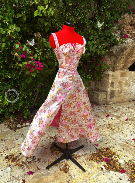 Romantic Dress Picnic Dress Elegant Princess Fairytopia Tailor Made Dress Gift For Girlfriend COTTAGECORE DRESS FLORAL Fairy Dress