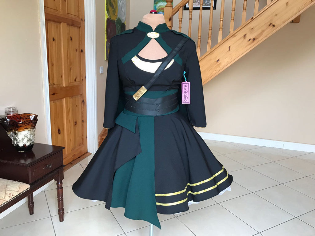 loki skater dress Buy Emerald Mischief Skater Dress Loki Villain Inspired Costume Online in India