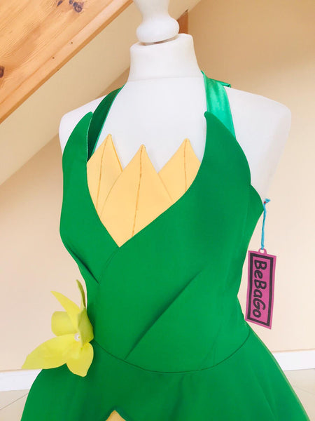 Princess Costume Tiana Cosplay Dress Cosplay Costume