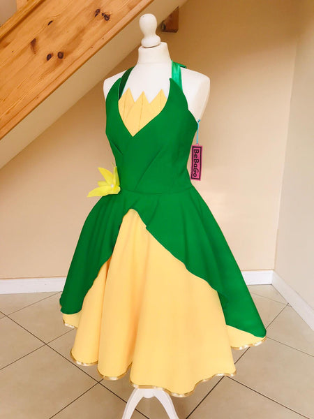 Princess Costume Tiana Cosplay Dress Cosplay Costume