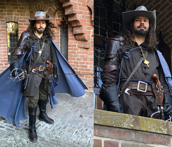 Musketeers larp renaissance men's costume set MADE TO ORDER 6 piece costumes
