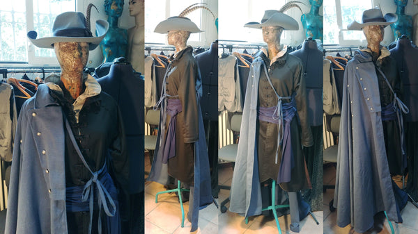 Musketeers larp renaissance men's costume set MADE TO ORDER 6 piece costumes