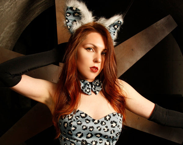 Snow leopard costume for women Bodysuit with leopard print Sexy party costume sexy bodysuit Leopard costume Sexy cat costume