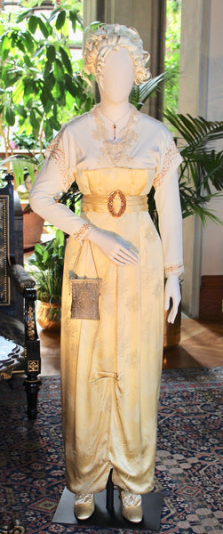 Delightful Dress Velvet dress Titanic dress Belle Epoque Edwardian Dress ROSE DEWITT BUKATER yellow dress titanic strolling dress
