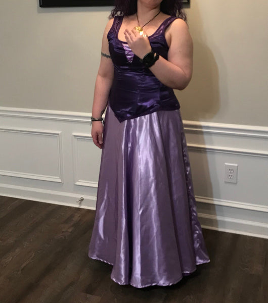 Cosplay or Costume Dress Purple Witch