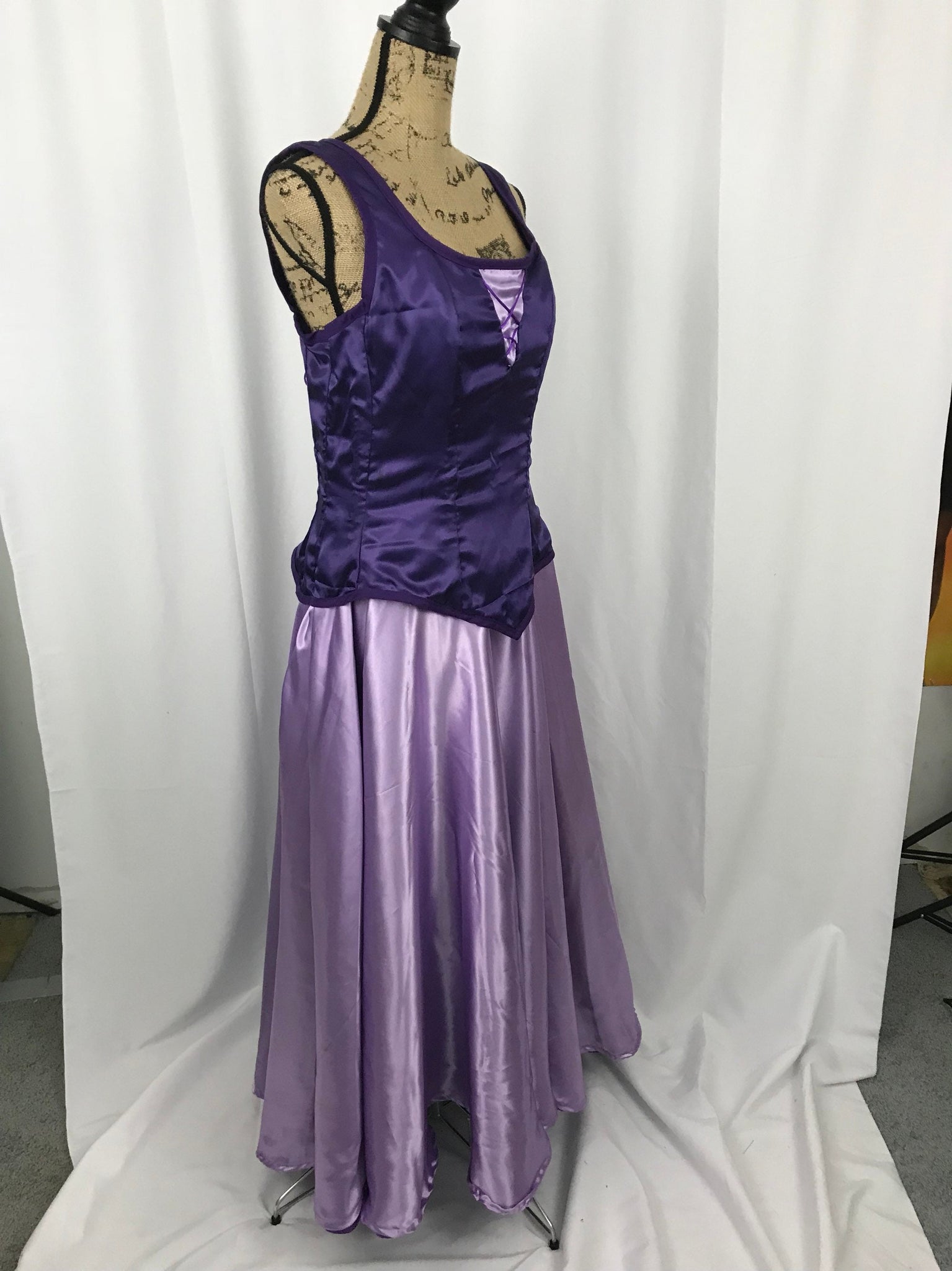 Cosplay or Costume Dress Purple Witch