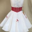Mary Poppins White Holiday Dress Cosplay Costume