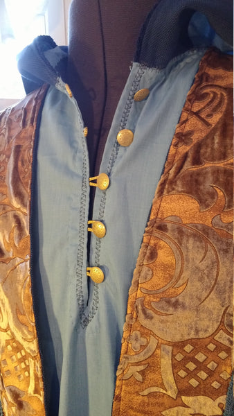 Mage costume set Wiccan sorcerer MADE TO ORDER wizard dress