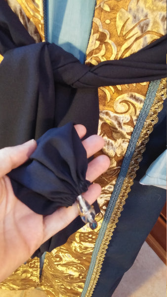 Mage costume set Wiccan sorcerer MADE TO ORDER wizard dress