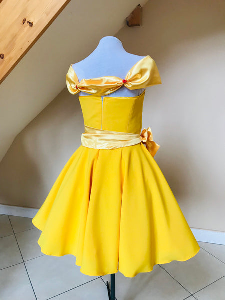 Yellow Belle dress Princess cosplay dress