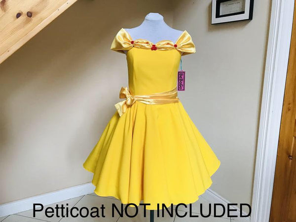 Yellow Belle dress Princess cosplay dress
