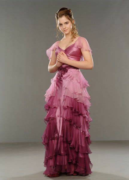 hermione blue yule ball dress MuggleNet.com