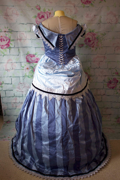 1860's Cinderella Dress Cosplay Costume with petticoat