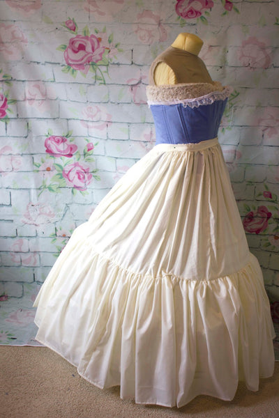 1860's Cinderella Dress Cosplay Costume with petticoat