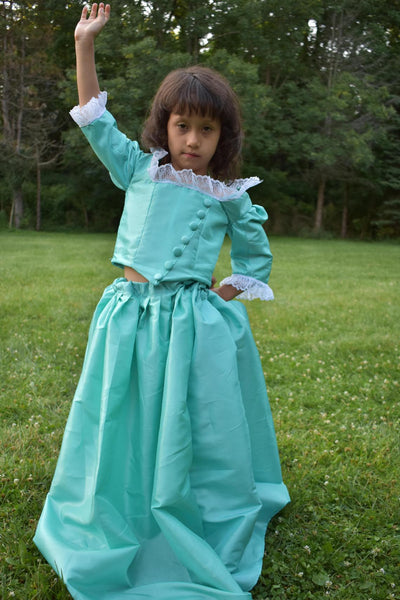 18th Century Girl's Eliza Schuyler Gown Eliza Hamilton Gown