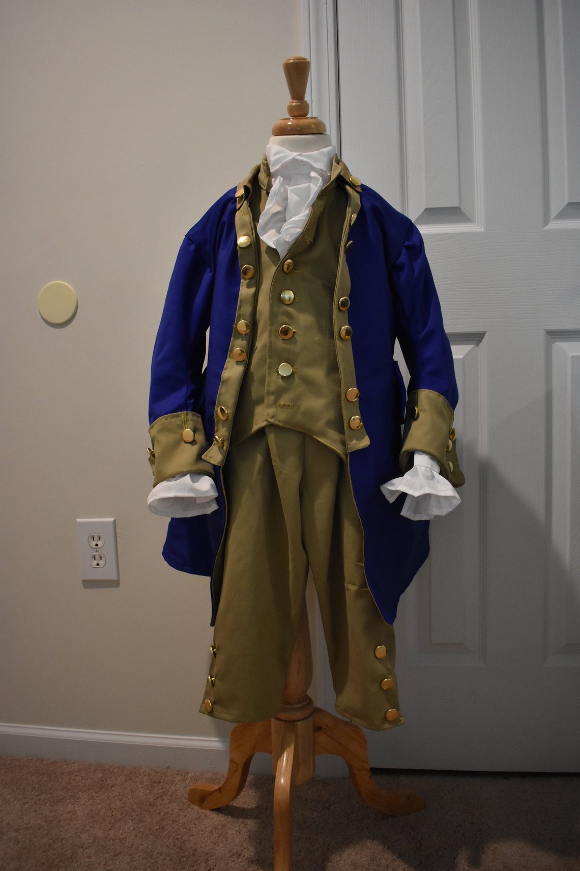 18th Century Military Reenactment Costume Hamilton George Washington Jacket