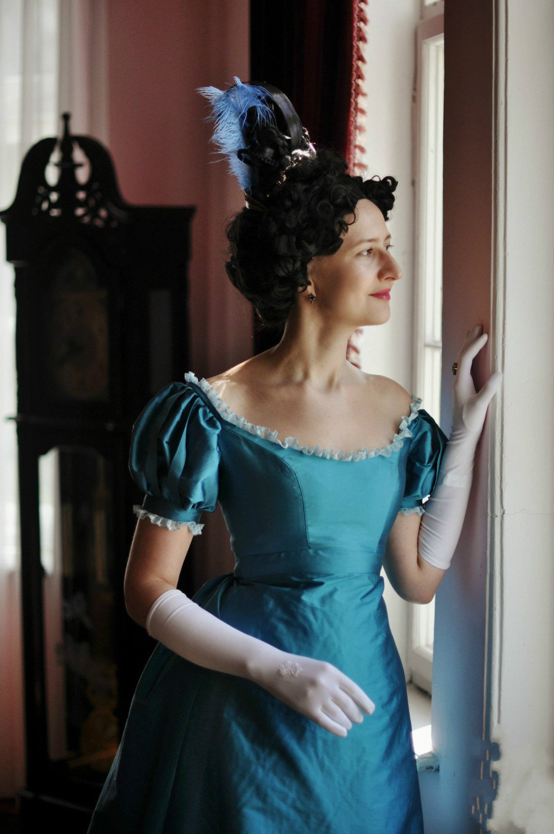 19th Century Biedermeier Costume Ballroom Dress Reenactment Costume