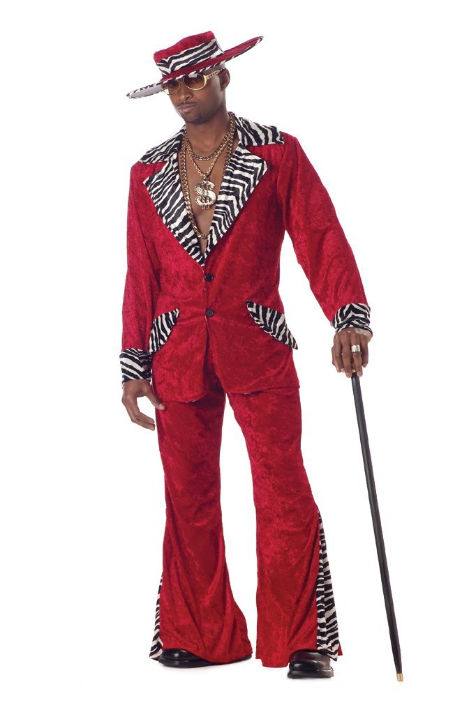 80s Pimp costume outfit for men adults