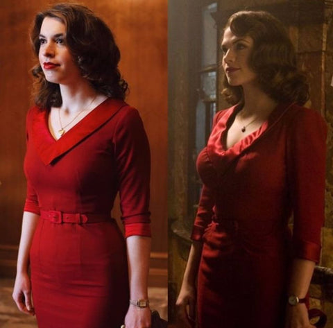 Agent Carter Costue Red Dress Plus Size