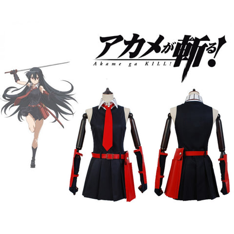 Akame ga KILL! Night Raid Akame Cosplay Costume