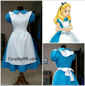 Alice in Wonderland Alice Cosplay Costume